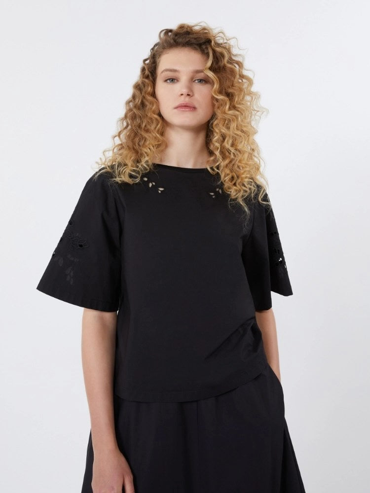 BLUSA WEEKEND MAX MARA COLOR NEGRO