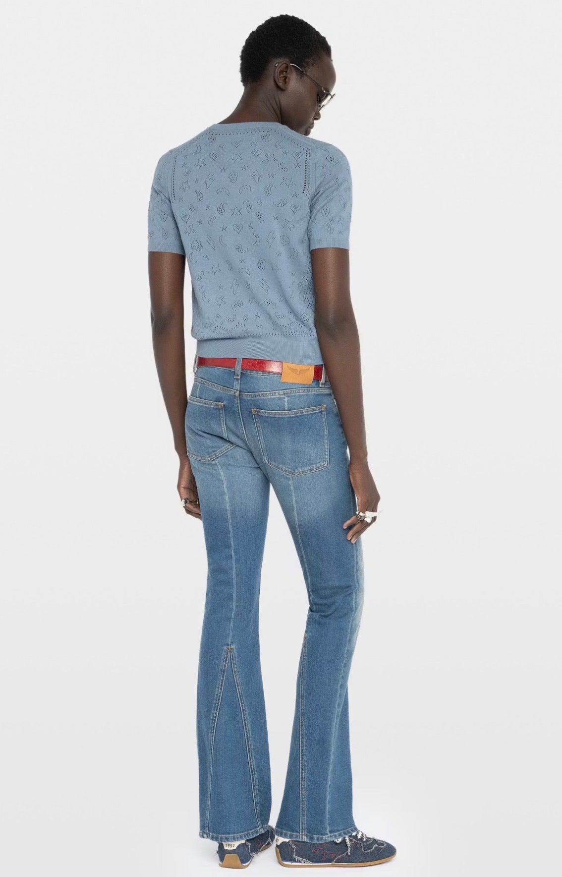TOP ZADIG ET VOLTAIRE COLOR AZUL