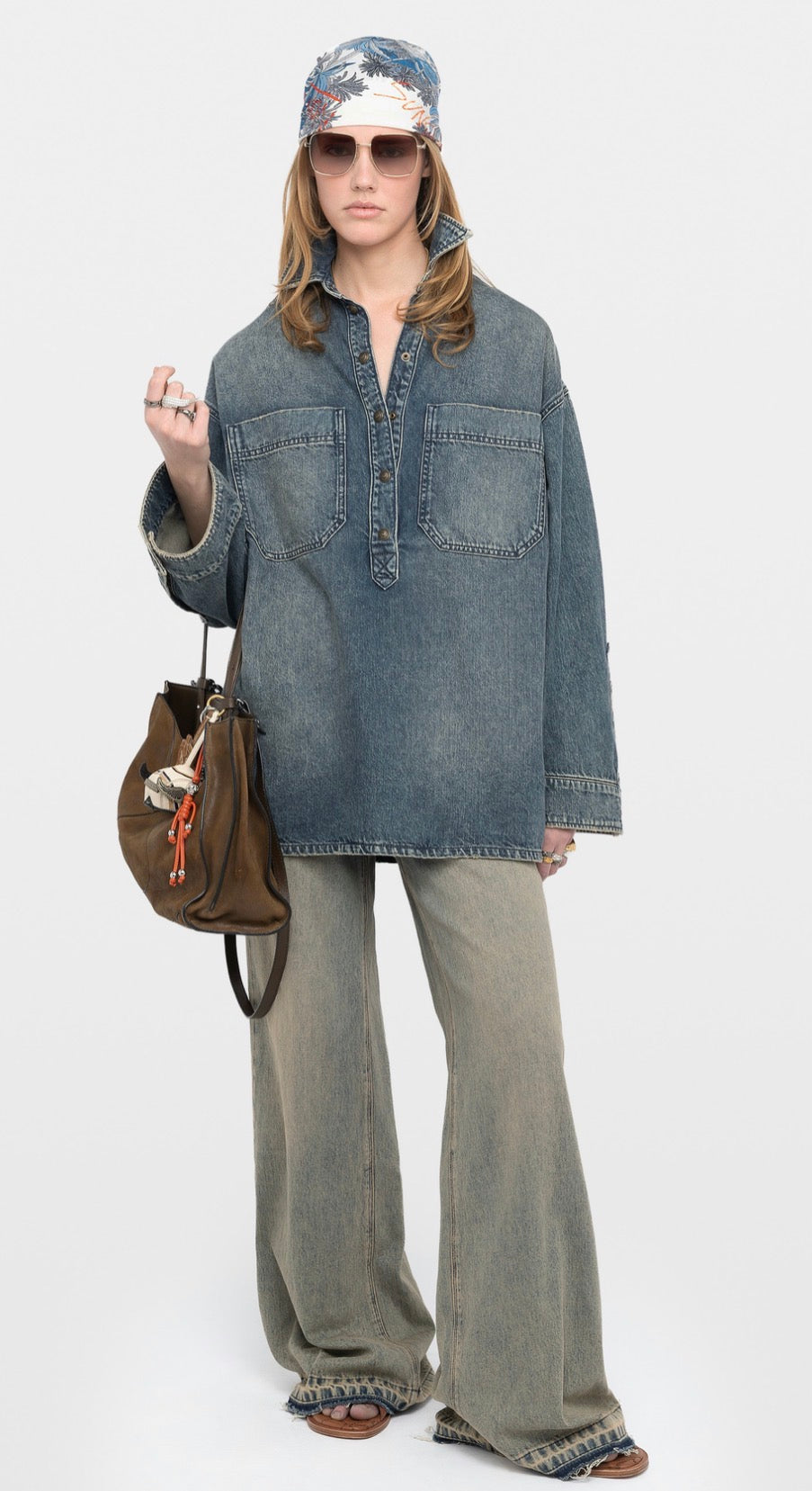 CAMISA ZADIG ET VOLTAIRE COLOR AZUL