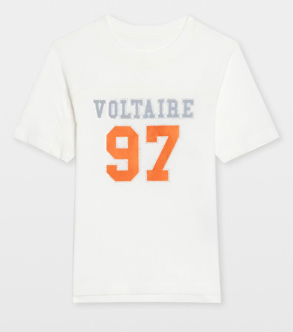 CAMISETA ZADIG ET VOLTAIRE COLOR BLANCO / MARINO