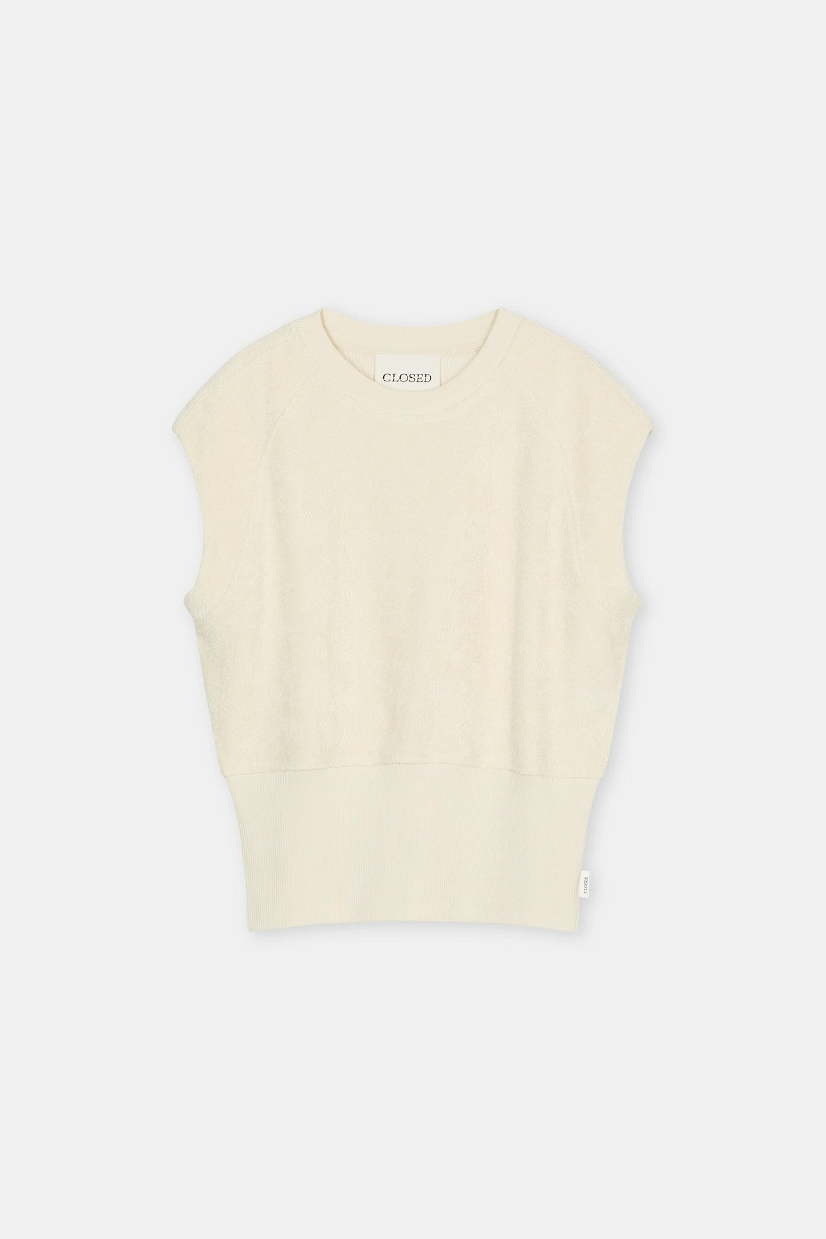 CAMISETA CLOSED COLOR BEIGE