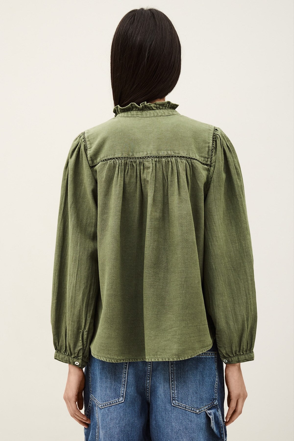 BLUSA BA&SH COLOR VERDE