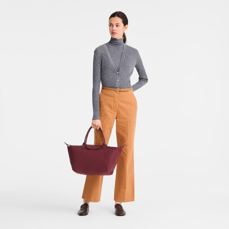BOLSO LONGCHAMP COLOR BURDEOS