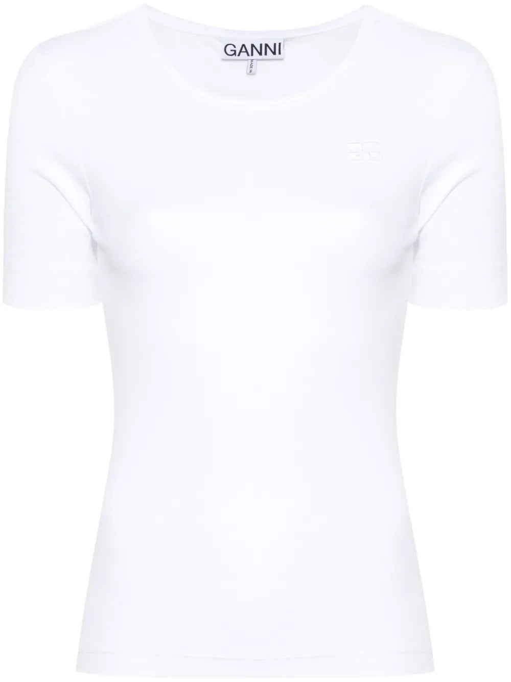 CAMISETA CON LOGO BORDADO