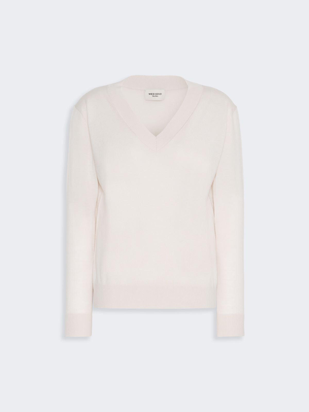 JERSEY PICO DE LANA, SEDA Y CACHEMIRA - BEIGE