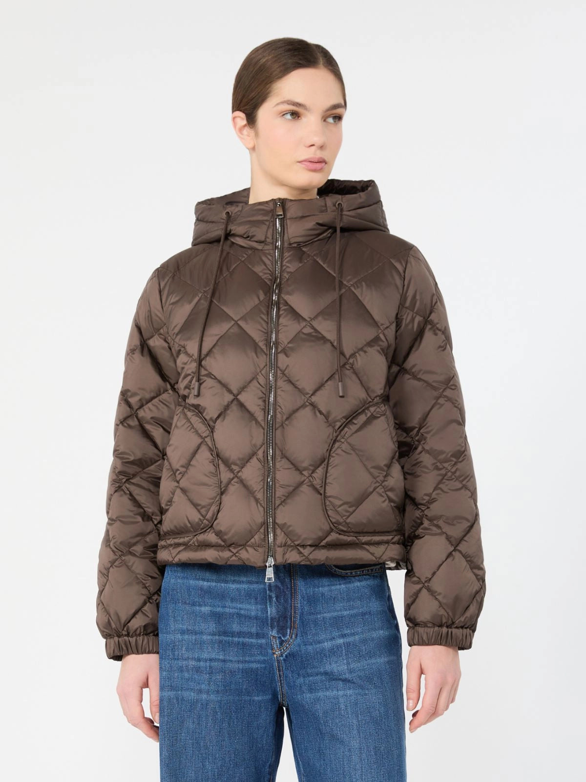 CHAQUETA ACOLCHADA DE TELA IMPERMEABLE -