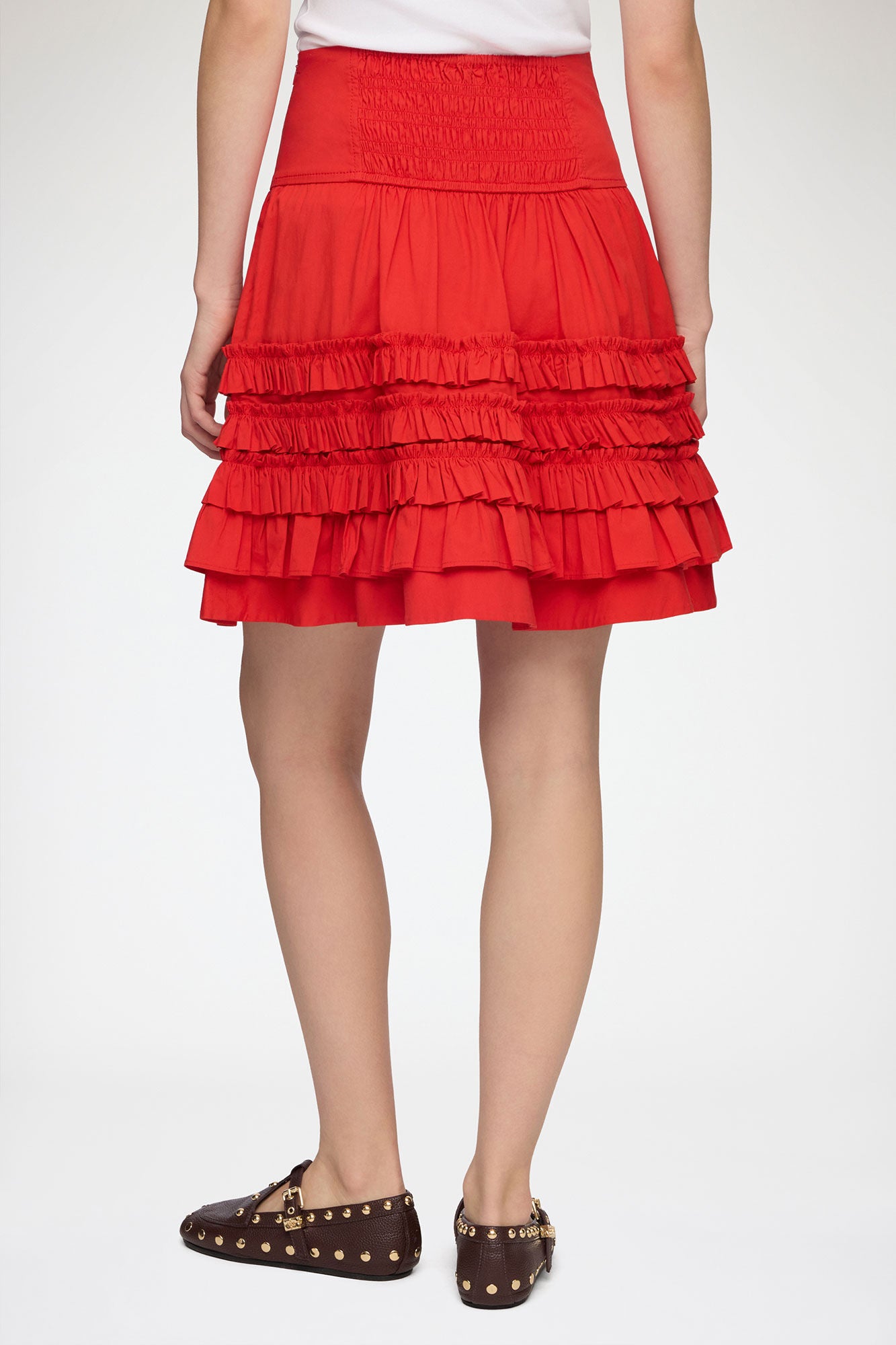 FALDA DE ALGODON ROJO 00153|A1090287|273