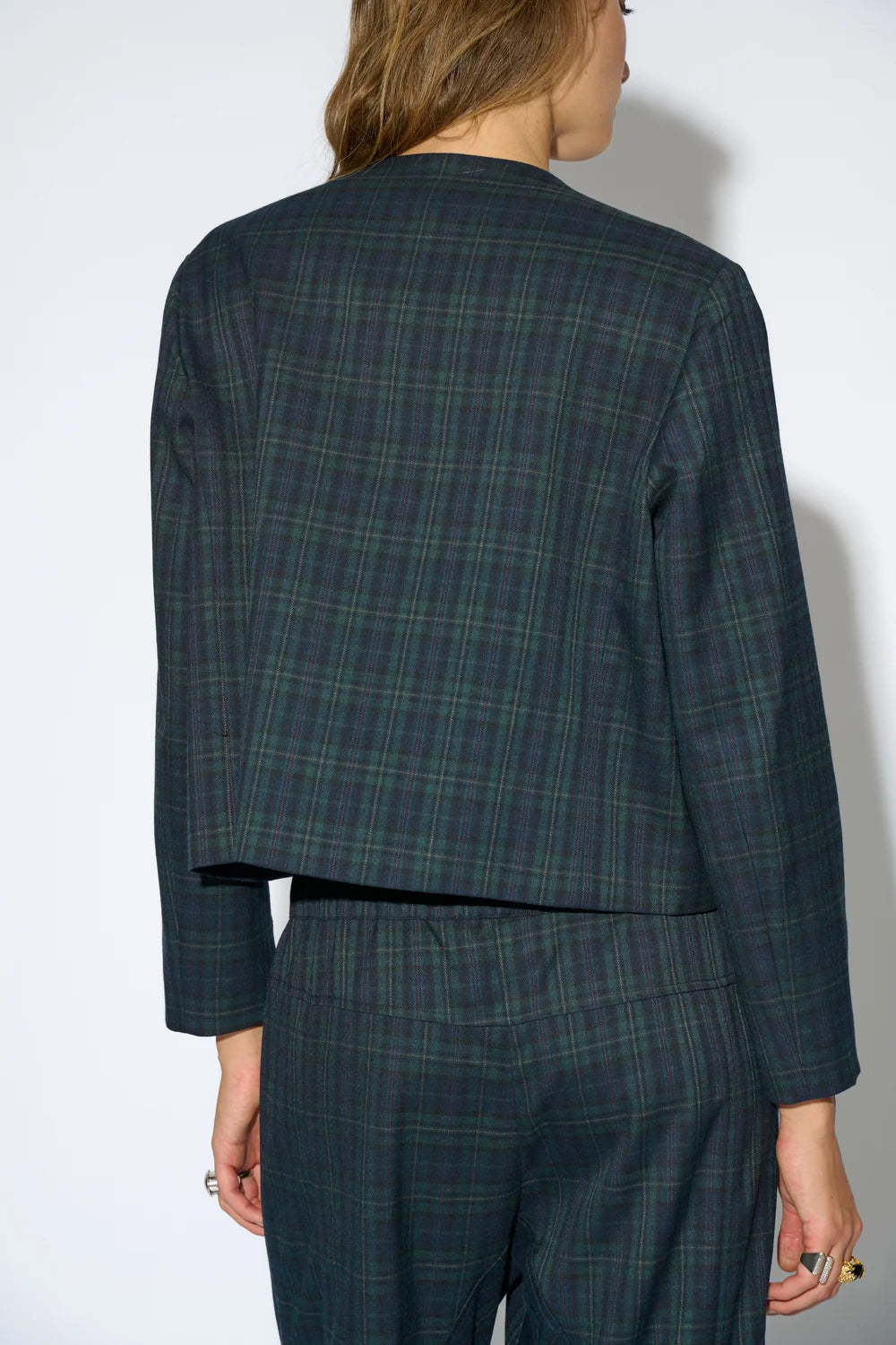 BLAZER LOLA CUADRO VERDE