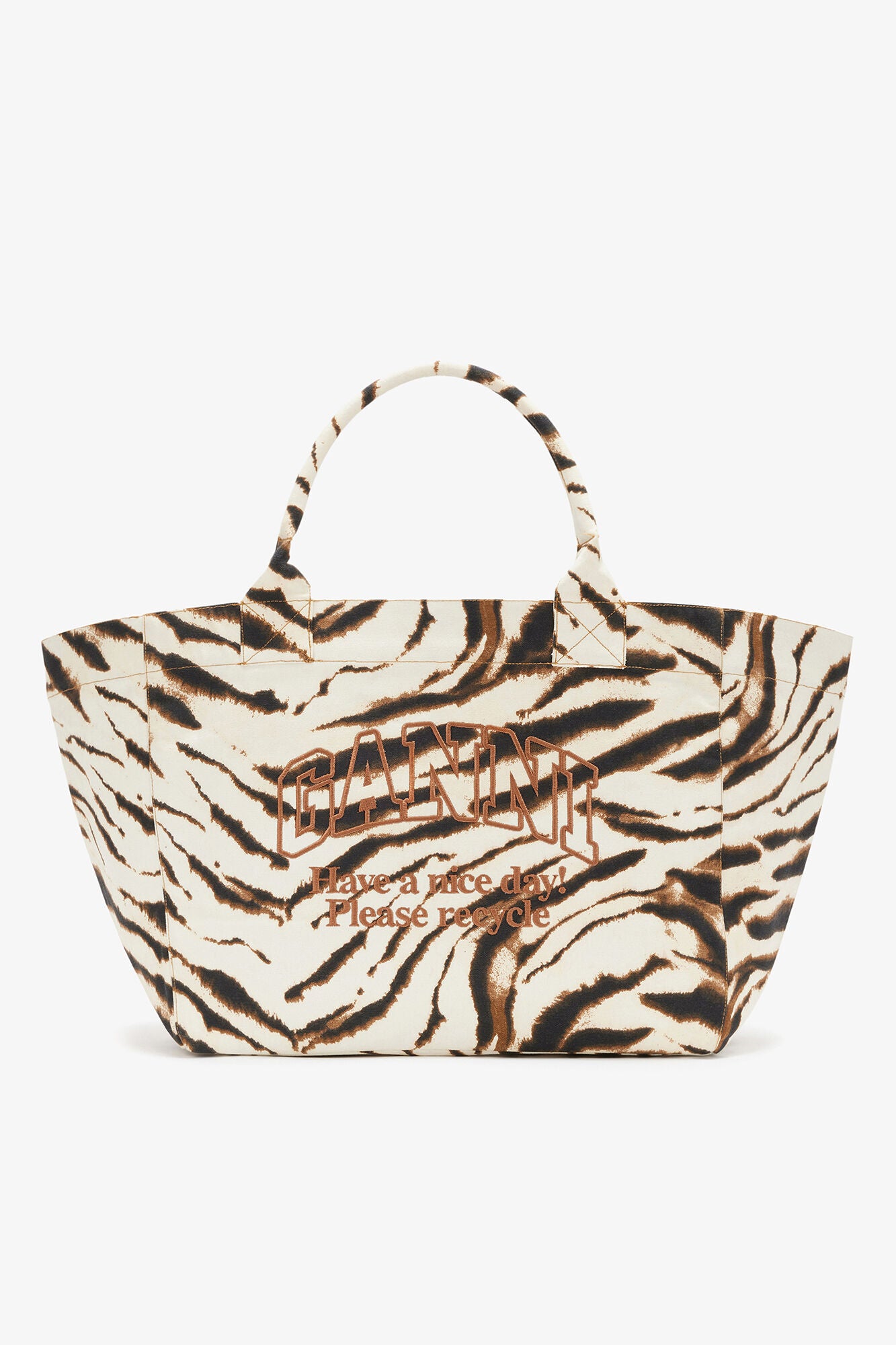 BOLSO TOTE XXL CON ESTAMPADO DE CEBRA 00153|C2080025|96