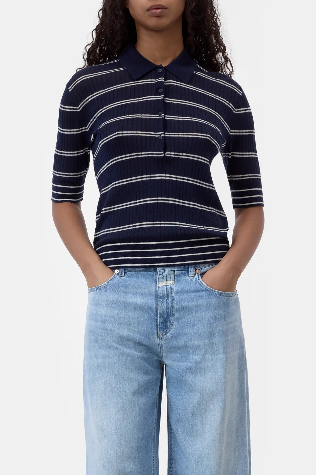 POLO DE LANA A RAYAS
