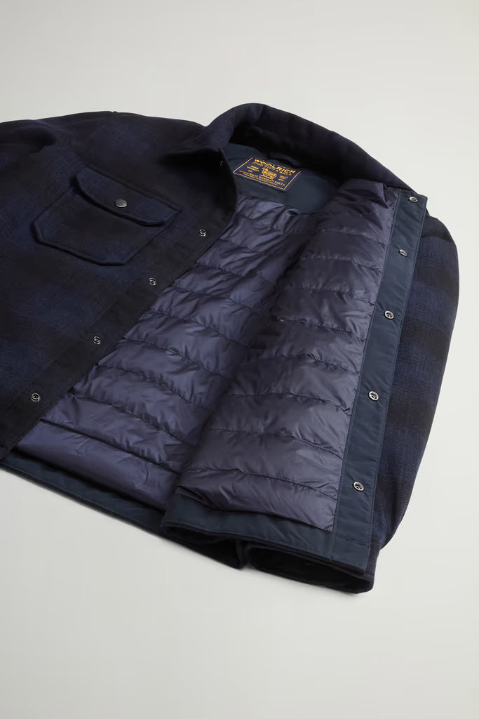 WOOL CHECK ALASKAN SHIRT JACKET