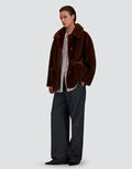 CHAQUETON SUAVE PELO SINTETICO