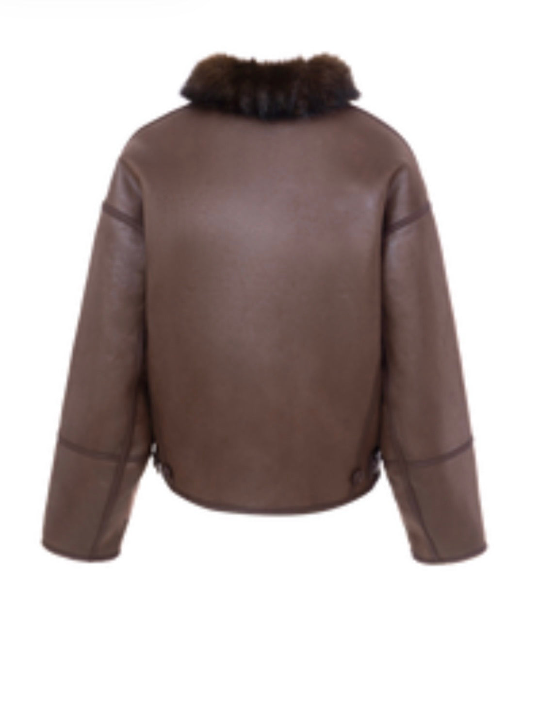 CAZADORA REVERSIBLE MARRON