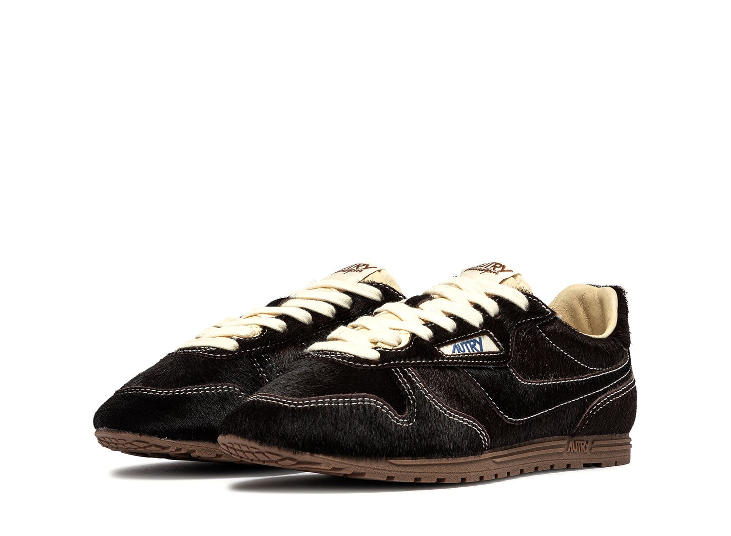AUTRY WINDSPIN LOW BN01 PONY BROWN
