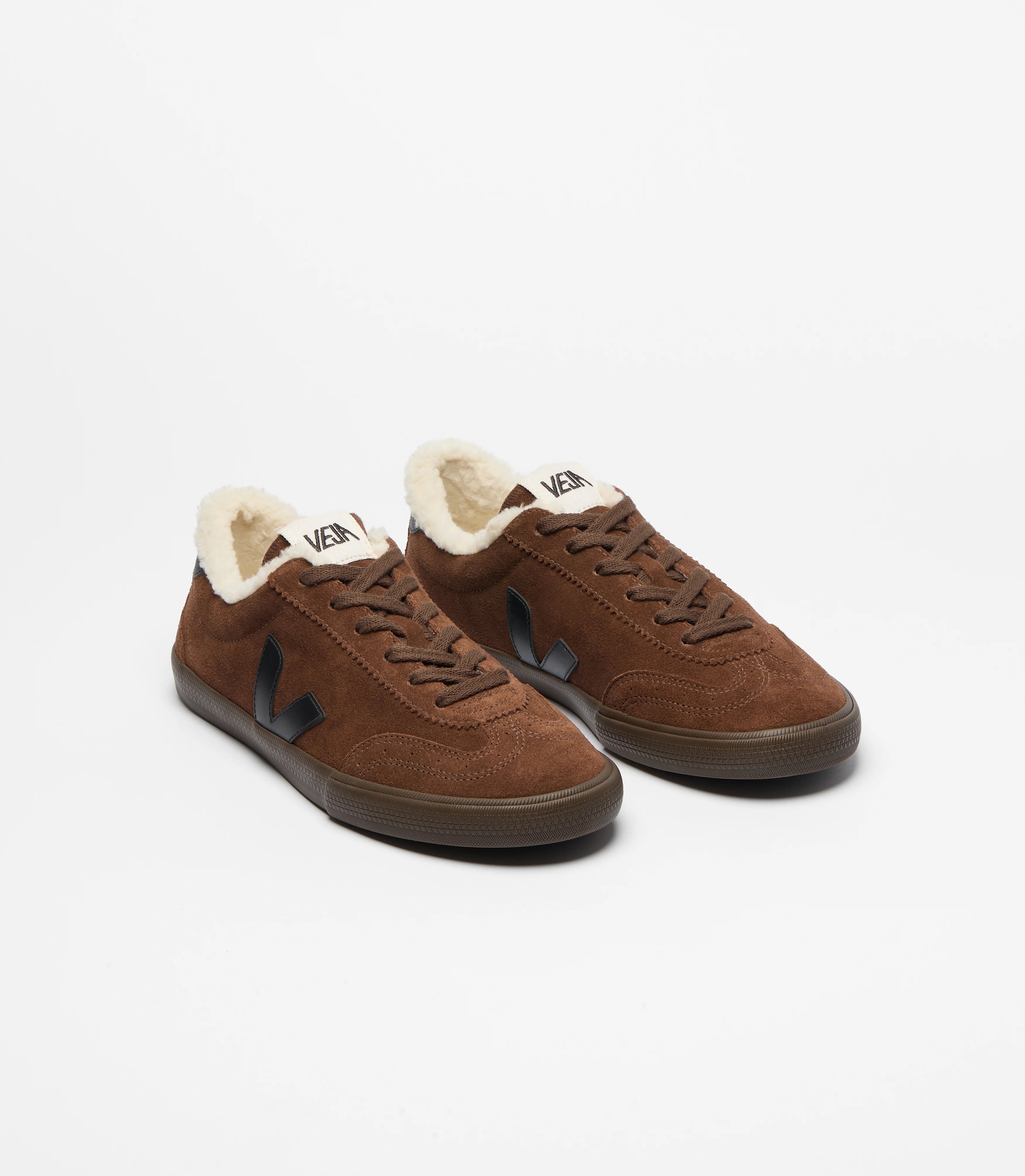 VOLLEY FURED SUEDE WALNUT BLACK EAGLE