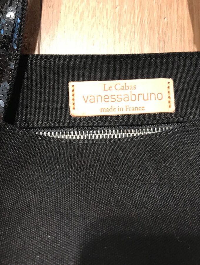 BOLSO VANESSA BRUNO, COLOR NEGRO