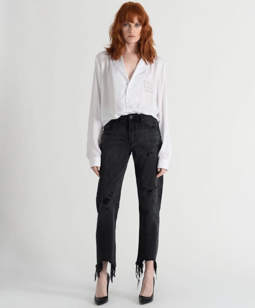 PANTALON ONETEASPOON, COLOR NEGRO