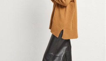 JERSEY FRENCH CONNECTION, COLOR CAMEL