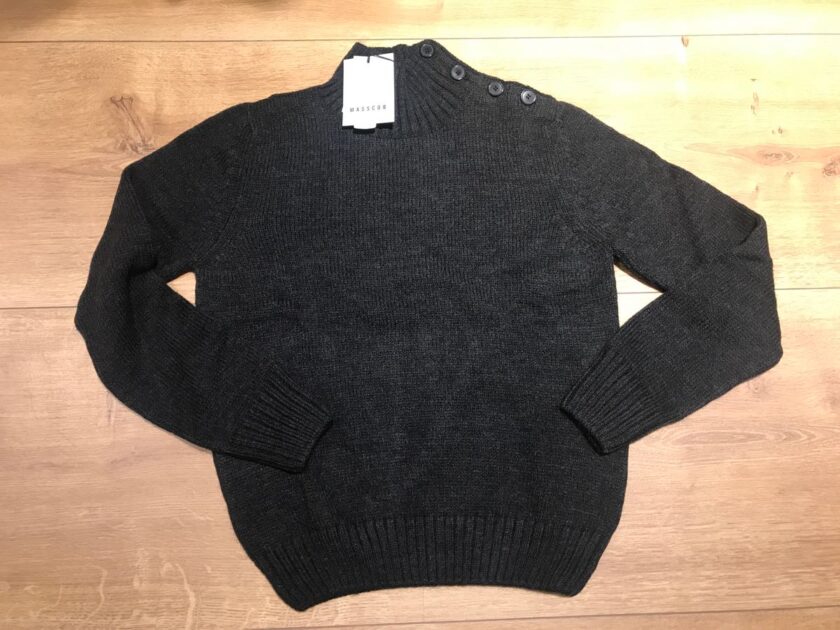 JERSEY MASSCOB, COLOR GRIS ANTRACITA