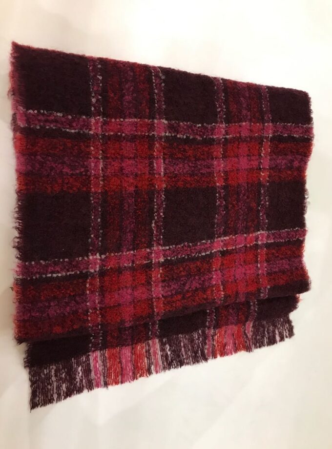 BUFANDA WOOLRICH, COLOR FUCSIA