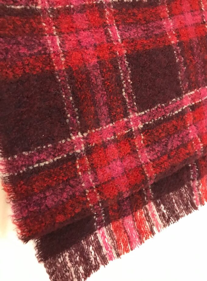 BUFANDA WOOLRICH, COLOR FUCSIA