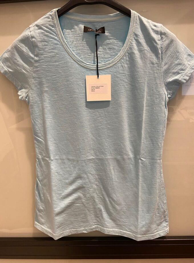 CAMISETA ANALUA, COLOR CELESTE