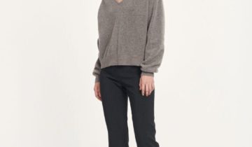 PANTALON SAMSOE & SAMSOE, COLOR black