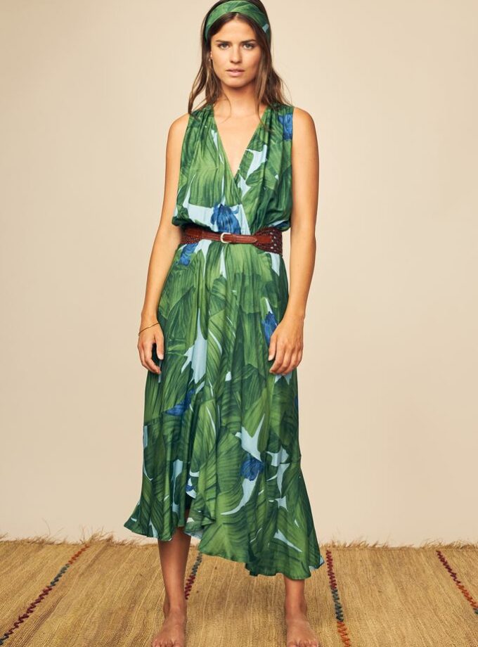 VESTIDO DIEGA, COLOR VERDE