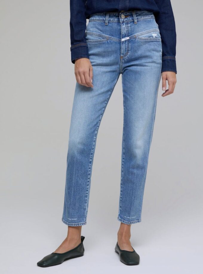 PANTALON  COLOR mid blue CLOSED