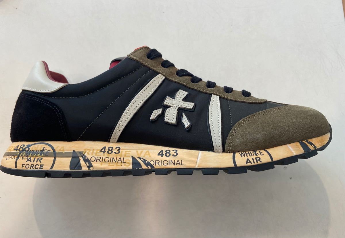 ZAPATILLAS COLOR CAQUI - NEGRO PREMIATA