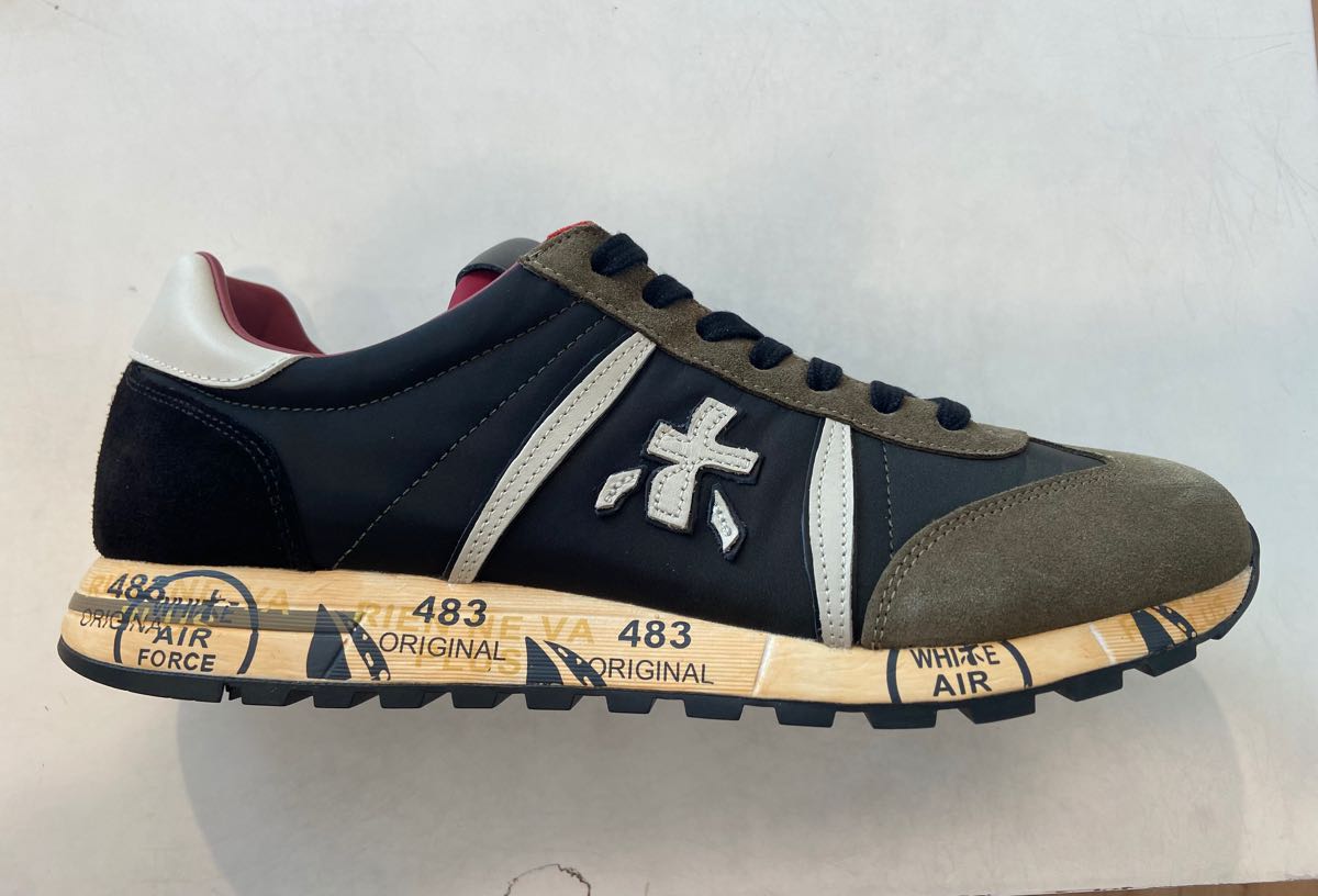 ZAPATILLAS COLOR CAQUI - NEGRO PREMIATA - Imagen 2