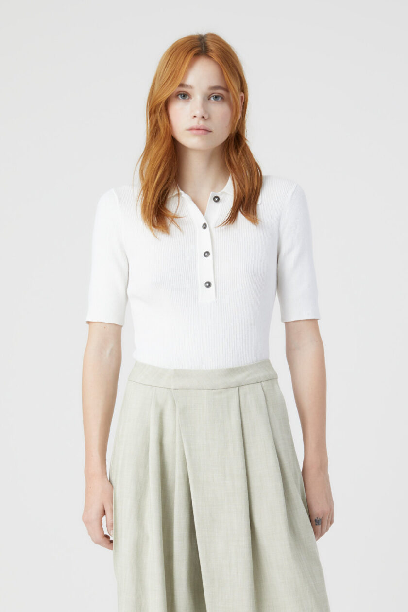 POLO  COLOR CRUDO CLOSED - Imagen 2