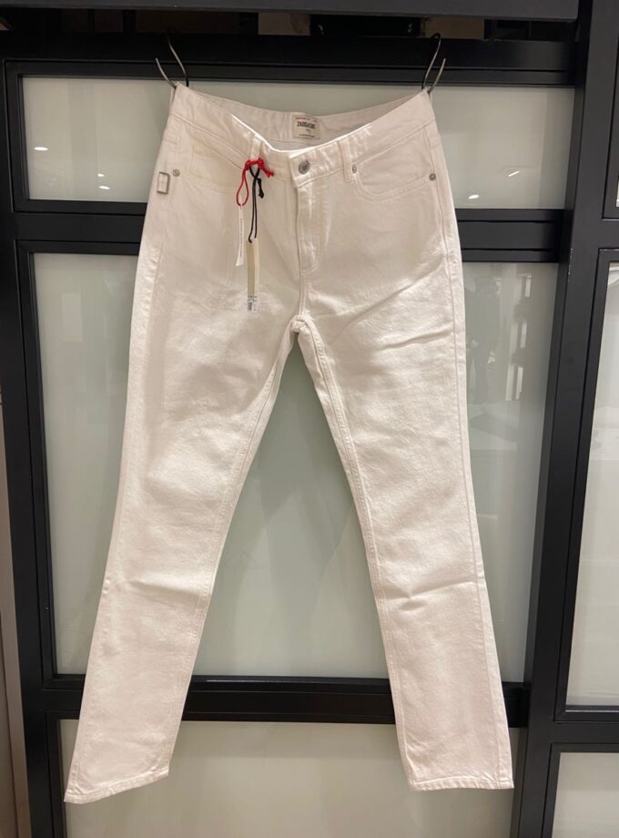 PANTALON  COLOR BLANC ZADIG ET VOLTAIRE