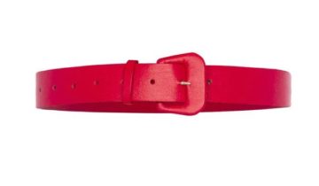 CINTURON  COLOR ROJO MI