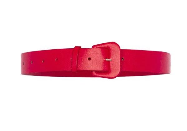 CINTURON  COLOR ROJO MI