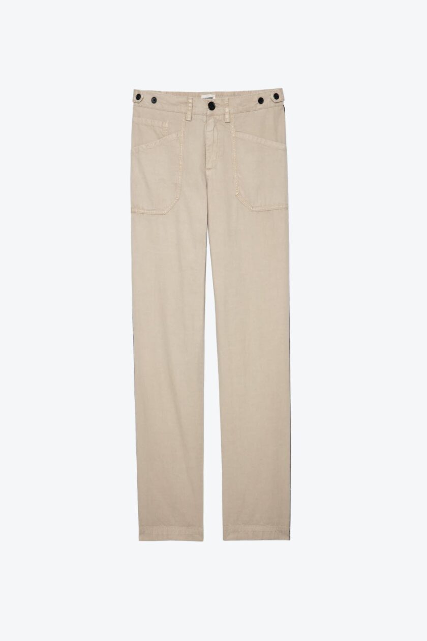 PANTALON  COLOR NATURAL ZADIG ET VOLTAIRE