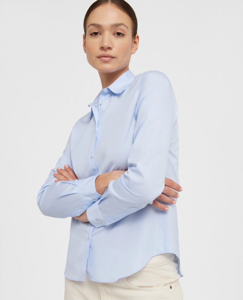 CAMISA  COLOR AZUL CLARO ASPESI - Imagen 2