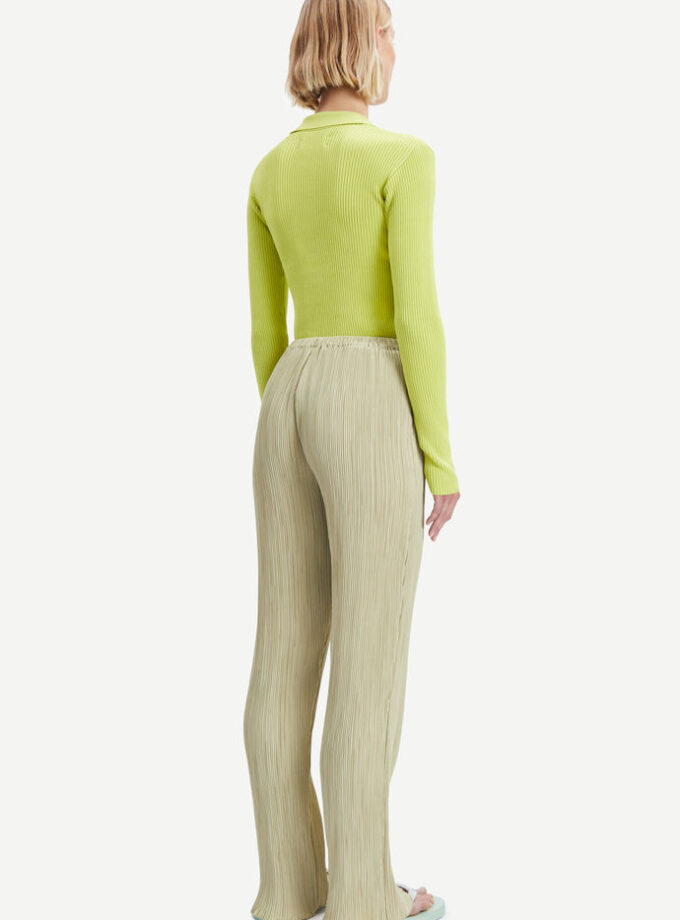 PANTALON COLOR VERDE SALVIA SAMSOE & SAMSOE