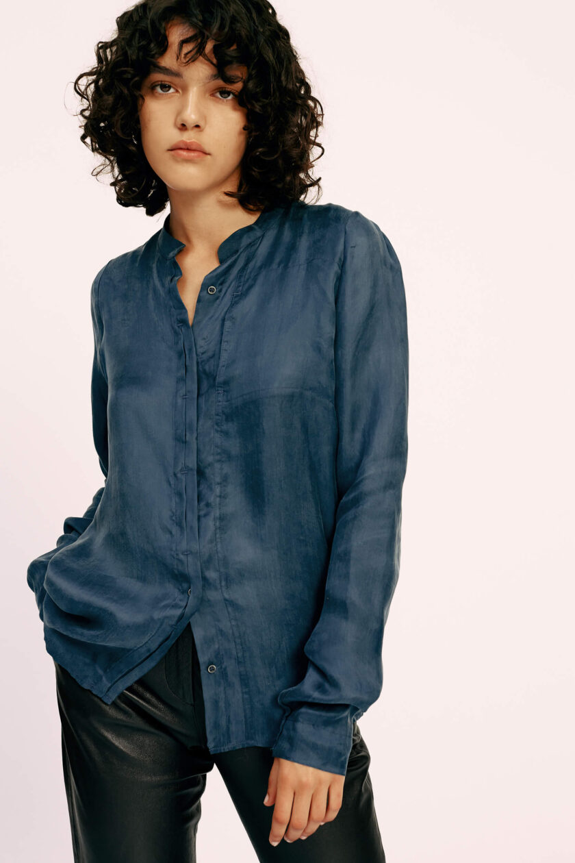 CAMISA  COLOR AZUL HUMANOID - Imagen 2