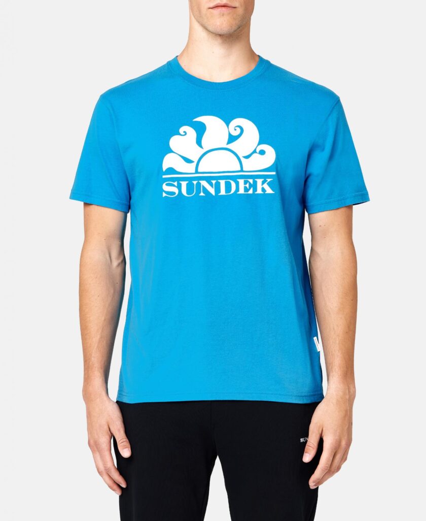 CAMISETA  COLOR TURQUESA SUNDEK - Imagen 2