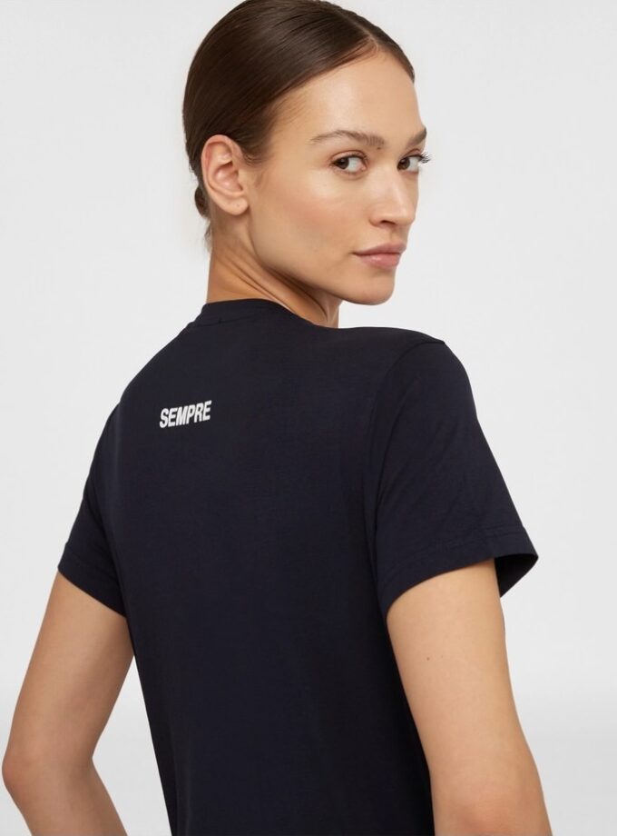 CAMISETA  COLOR MARINO ASPESI