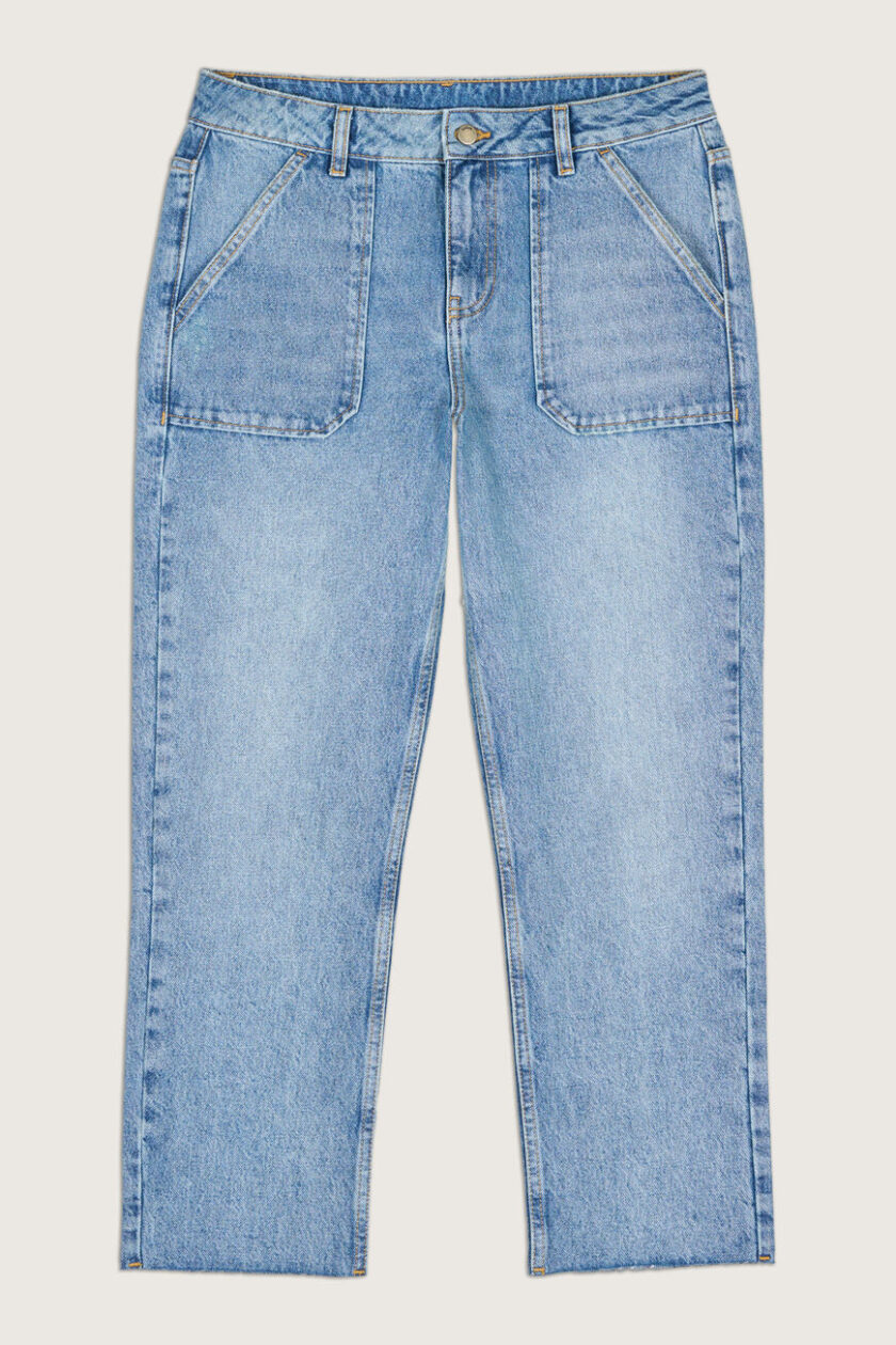 PANTALON  COLOR AZUL CLARO BA&SH