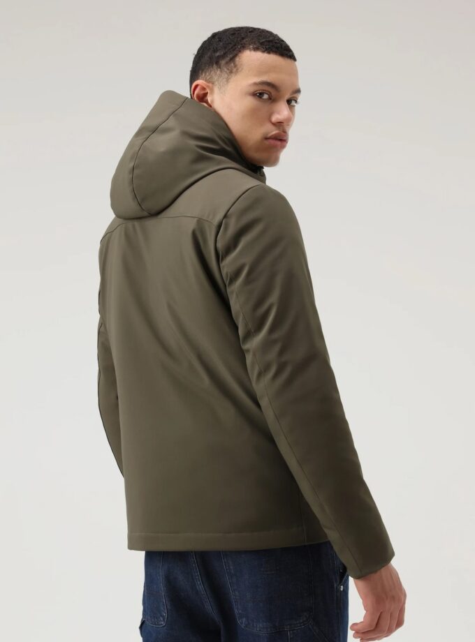 PLUMAS CORTO COLOR VERDE WOOLRICH