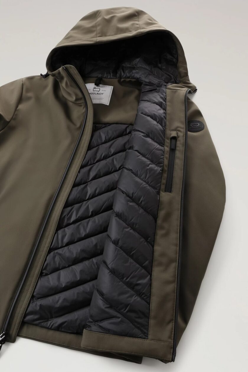 PLUMAS CORTO  COLOR VERDE WOOLRICH - Imagen 3