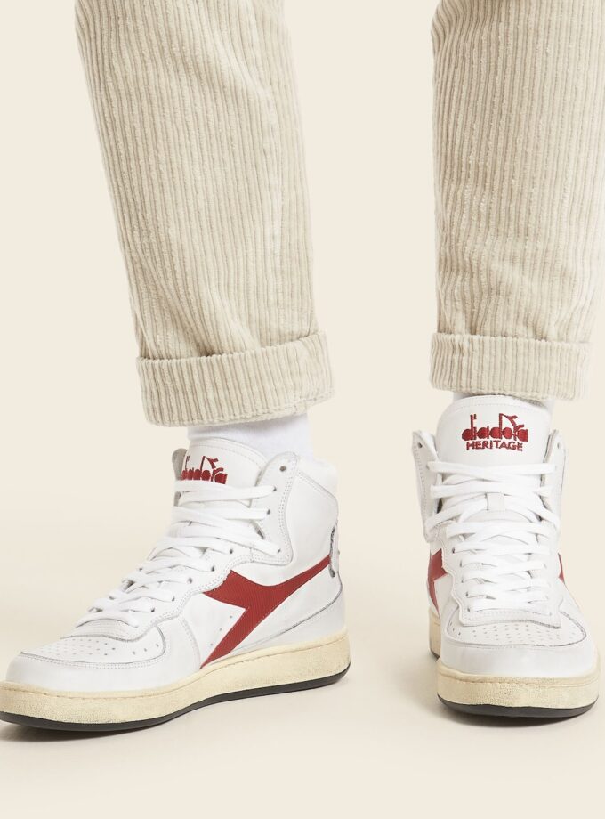 ZAPATILLAS COLOR WHITE_GARNET DIADORA