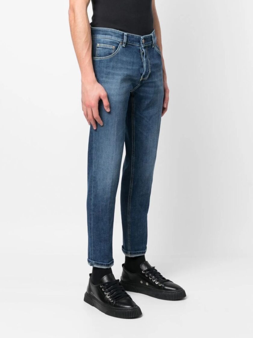 PANTALON  COLOR AZUL VAQUERO PT TORINO - Imagen 2