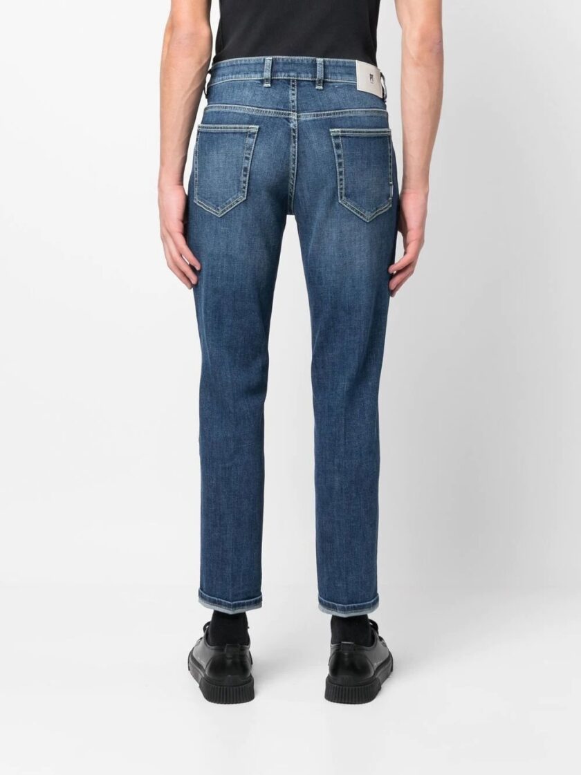 PANTALON  COLOR AZUL VAQUERO PT TORINO - Imagen 3