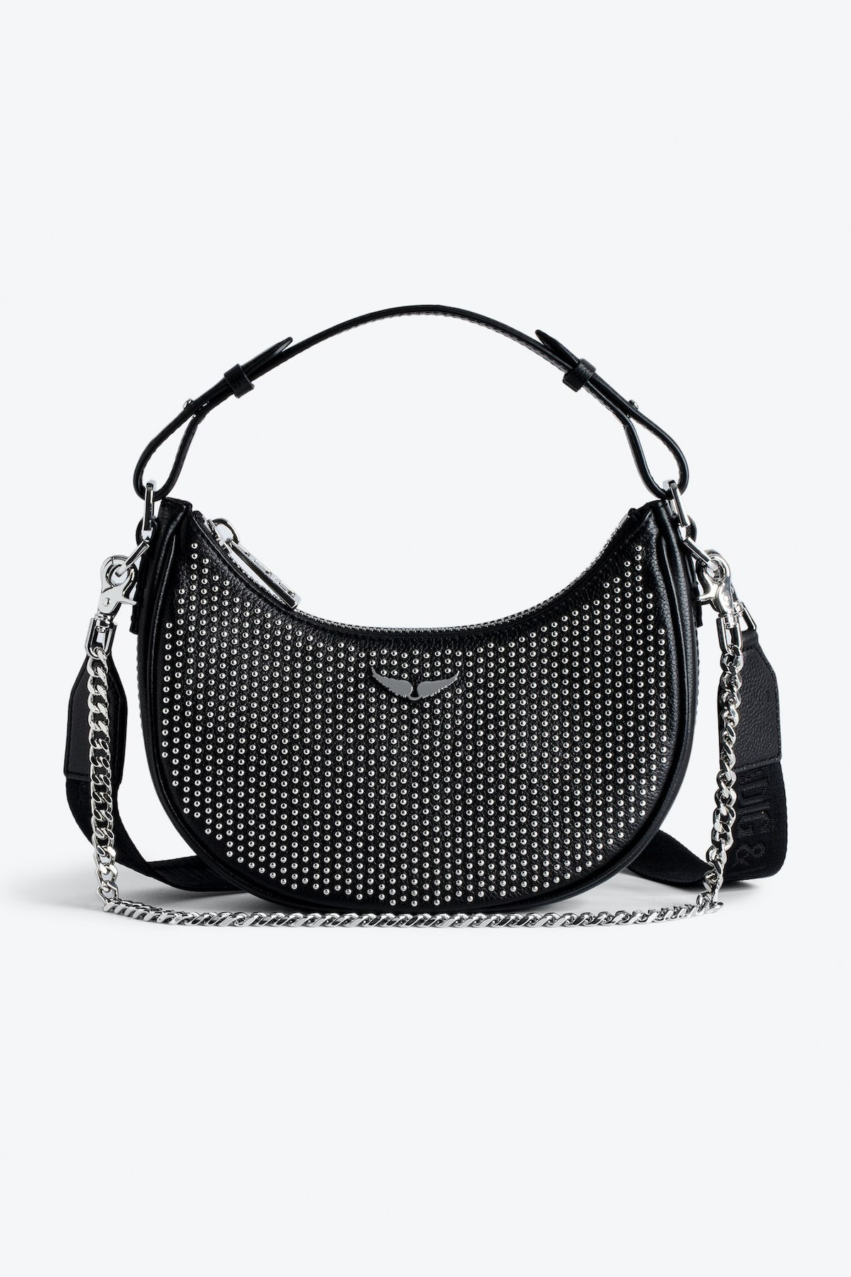 Bolso negro zadig best sale