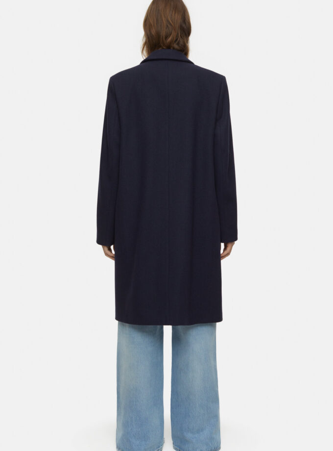 ABRIGO  COLOR AZUL MARINO CLOSED