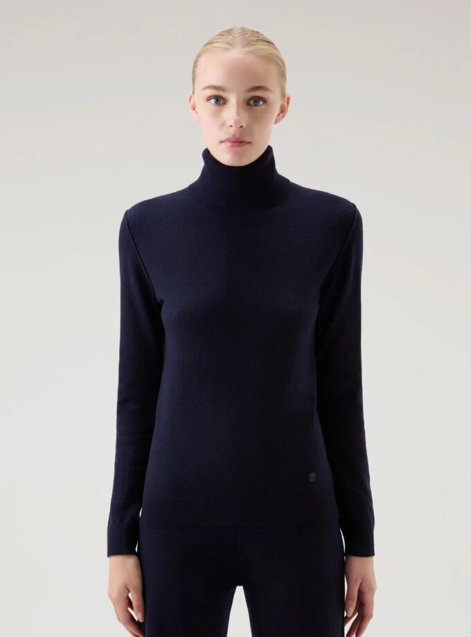 JERSEY COLOR MELTON BLUE WOOLRICH